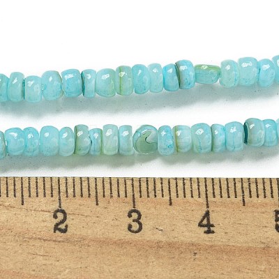 Dyed Natural Freshwater Shell Beads Strands BSHE-G039-07C-1