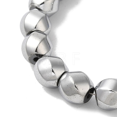 Electroplated Synthetic Magnetic Hematite Beads Strands G-I364-J01-05-1