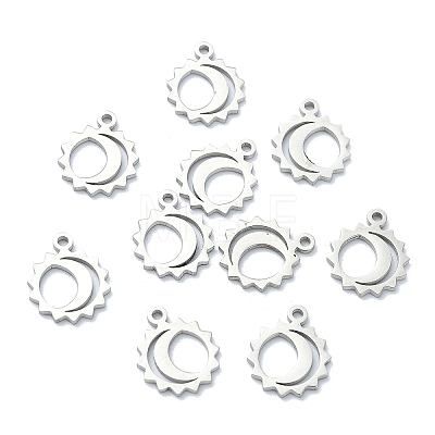 304 Stainless Steel Charms STAS-CJC0008-18P-1