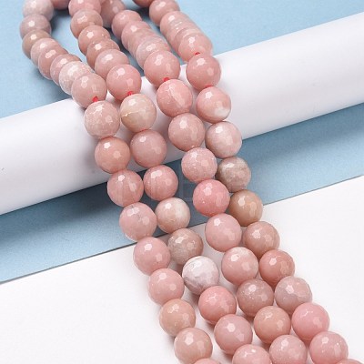 Natural Pink Opal Beads Strands G-E571-22C-1