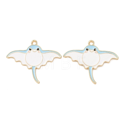 Alloy Enamel Pendants AL-CBA5FAE-03G-A-1