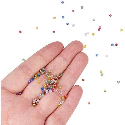 Mixed 12/0 Round Glass Seed Beads SEED-PH0006-2mm-05-1