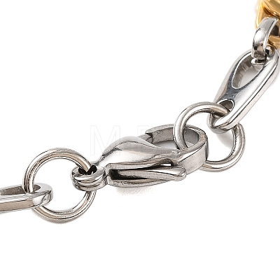 304 Stainless Steel Link Chain Bracelets BJEW-B078-120GP-1