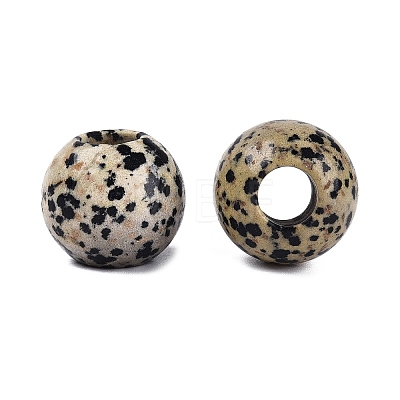 Natural Dalmatian Jasper Beads G-Q608-05G-1