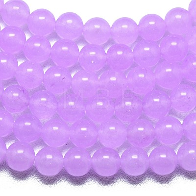 Natural Malaysia Jade Beads Strands G-L645-C01-6mm-08-1