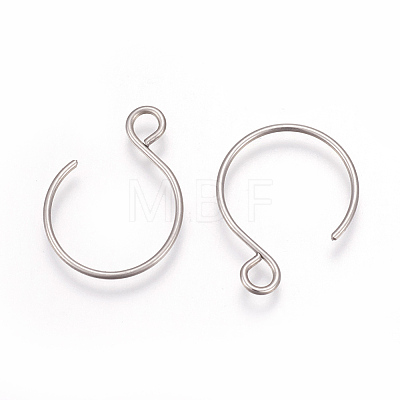 Tarnish Resistant 304 Stainless Steel Earring Hooks STAS-L216-02B-P-1