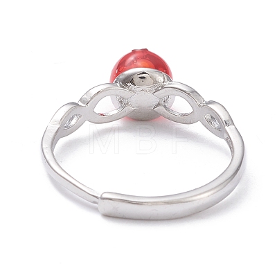 (Jewelry Parties Factory Sale)Adjustable Brass Finger Rings RJEW-K231-A02-1