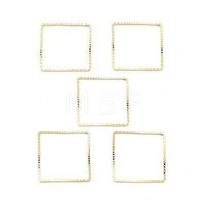 Brass Beads Frames KK-M288-01G-G-1