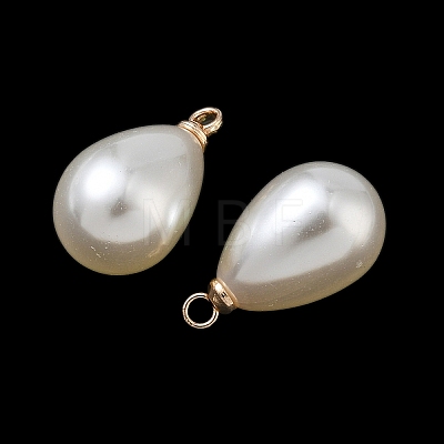 ABS Plastic Pearl Pendants FIND-Z105-03E-02G-1