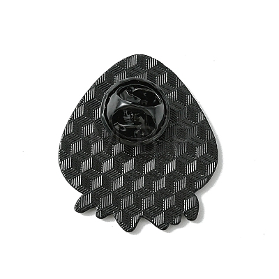 Black Alloy Brooches JEWB-G036-09A-1