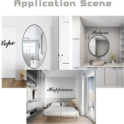 Acrylic Mirror Wall Stickers DIY-WH0190-85C-1