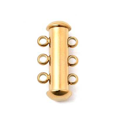 304 Stainless Steel Slide Lock Clasps STAS-F350-05B-G-1