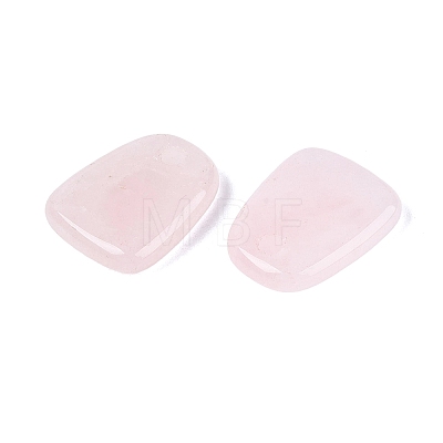 Natural Rose Quartz Pendants G-N362-06E-1