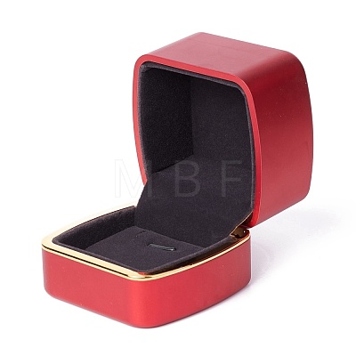 Square Plastic Jewelry Pendant Boxes OBOX-F005-02B-1