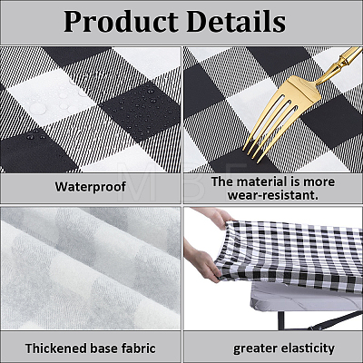 Plastic Table and Chair Cover AJEW-GF0013-84A-1