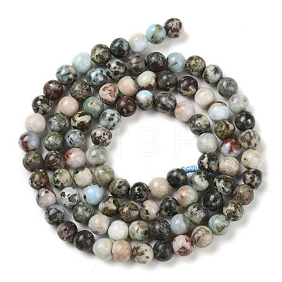 Natural Larimar Beads Strands G-P524-A02-01-1