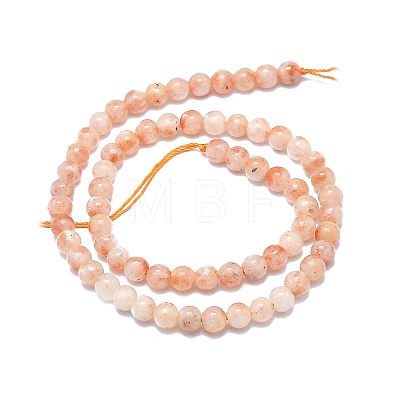 Natural Sunstone Beads Strands G-F715-106A-1