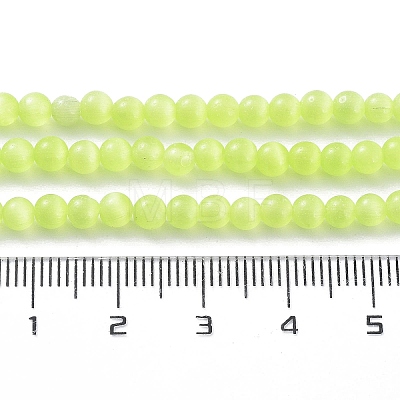 Cat Eye Beads Strands CE-F022-4mm-06-1