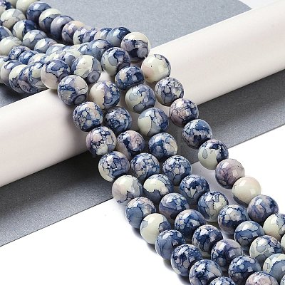 Baking Paint Glass Bead Strands GLAA-H031-01C-09-1