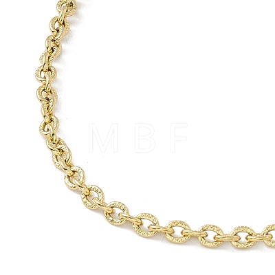 PVD Vacuum Plating 304 Stainless Steel Cable Chains Necklace for Men Women STAS-E001-14G-1