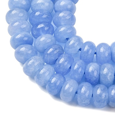 Natural White Jade Beads Strands G-E507-01-09-1