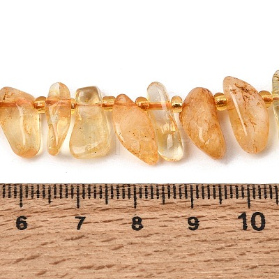 Heated Natural Citrine Beads Strands GG-CBADF20-A10-1