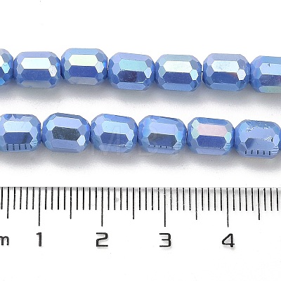 Electroplate Glass Beads Strands EGLA-D030-06F-1