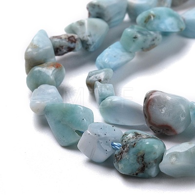 Natural Larimar Beads Strands G-K203-91-1