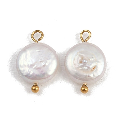 Natural Freshwater Pearl Keshi Pearl Pendants STAS-D378-08A-G-1