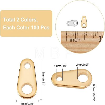 Unicraftale 48Pcs 4 Style 304 Stainless Steel Screw Eye Pin Peg Bails STAS-UN0029-70-1