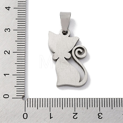 201 Stainless Steel Enamel Pendants STAS-Q342-16P-01-1