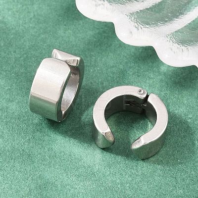 201 Stainless Steel Cuff Earrings EJEW-T056-01P-05-1