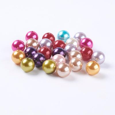 Colorful Acrylic Beads PACR-14D-M-1