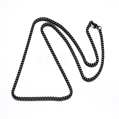 304 Stainless Steel Venetian Chains Necklaces NJEW-O083-03B-1