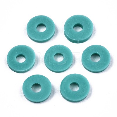 Handmade Polymer Clay Beads X-CLAY-Q251-8.0mm-107-1