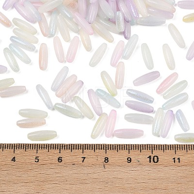 Electroplate Glass Beads EGLA-K064-04-1