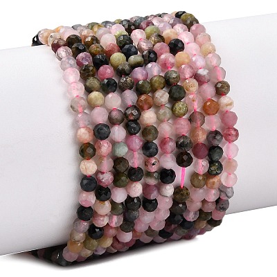 Natural Tourmaline Beads Strands G-R362-11-1