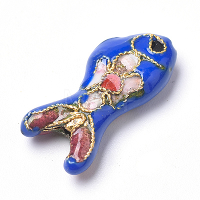 Handmade Cloisonne Beads X-CLB-S006-05-1