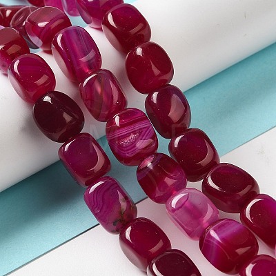 Natural Agate Beads Strands G-H295-A01-1