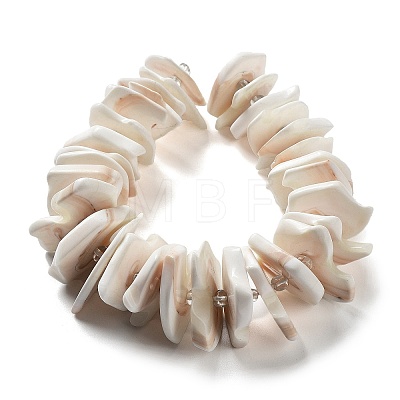 Natural Shell Beads Strands BSHE-M034-03-1