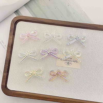 UV Plating Transparent Acrylic Pendants OACR-N163-62-1