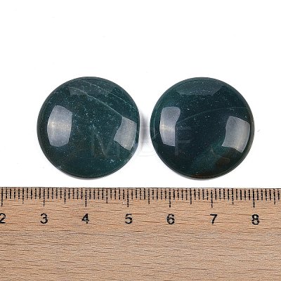 Natural Indian Agate Cabochons G-H1596-FR-25mm-16-1