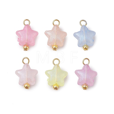 Luminous Acrylic Charms PALLOY-JF03320-01-1