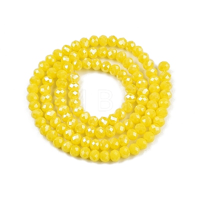 Electroplate Glass Beads Strands EGLA-A044-P3mm-A04-1