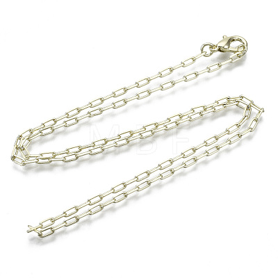 Brass Paperclip Chains MAK-S072-09B-14KC-1