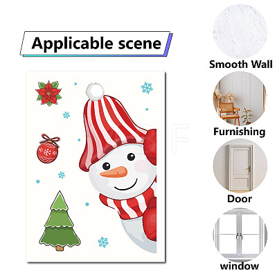 8 Sheets 8 Styles PVC Waterproof Wall Stickers DIY-WH0345-045-1