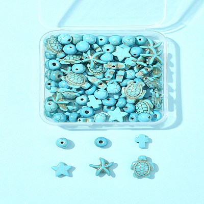 Synthetic Turquoise Beads Set G-FS0005-82-1