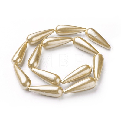 Electroplate Shell Pearl Beads Strands BSHE-O019-01C-1