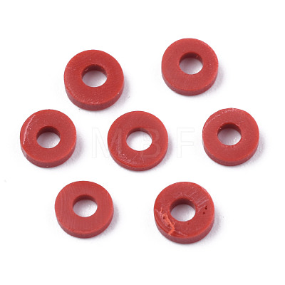 Handmade Polymer Clay Beads CLAY-Q251-6.0mm-102-1
