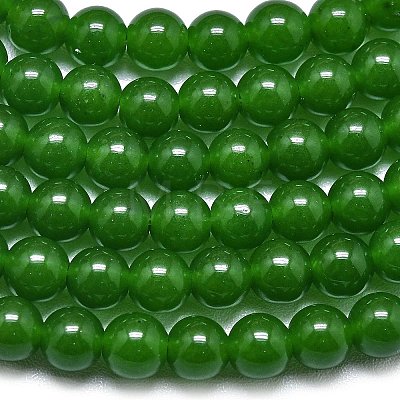 Natural Malaysia Jade Beads Strands G-L645-C01-4mm-05-1